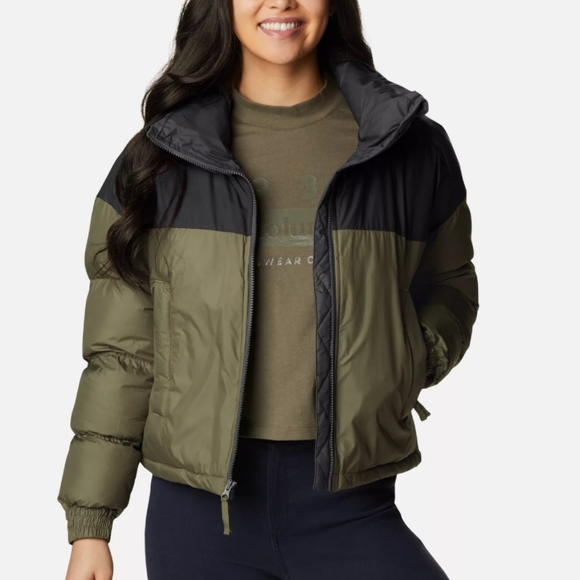 Columbia cropped puffer jacket size L - Picture 1 of 14